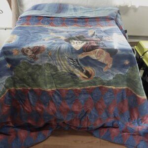Harry Potter Quidditch Hedwig Double Sided Comforter Blanket (Vintage2000)